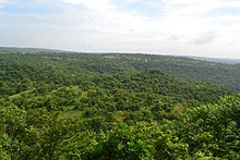View from the top of Vijay Garh Fort