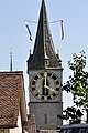 The church tower as seen from the Lindenhof hill