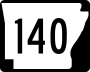 Highway 140 marker