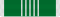 Width-44 myrtle green ribbon with width-3 white stripes at the edges and five width-1 stripes down the center; the central white stripes are width-2 apart
