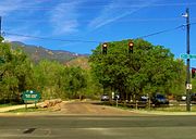 Bear Creek Dog Park Entrance at 21st Street and Rio Grande