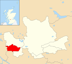 Location of the Bearsden North ward