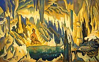 Nicholas Roerich. Buddha, the Conqueror. 1925
