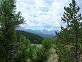 Sawtooth Mountain from SH-72 near Peaceful Valley, Lyons, CO: Aug 2009