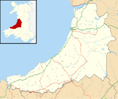 Neuadd Trefawr is located in Ceredigion