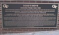 Dodd's Boys plaque located next to Bobby Dodd statue