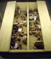 Image 13A funerary model of a bakery and brewery, from the Eleventh dynasty of Egypt, c. 2009–1998 BCE (from History of beer)