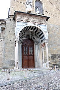 The South portal of Santa Maria Maggiore, Bergamo ()
