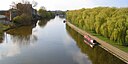 ☎∈ River Nene from Frank Perkins Parkway, Peterborough