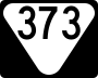 State Route 373 marker