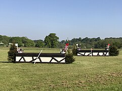 Cross-country fences at Somerford Park Horse Trials cc-by-sa/2.0 - © Jonathan Hutchins - geograph.org.uk/p/5780969