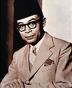 Official portrait of Mohammad Hatta