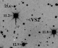 Plutino dwarf planet candidate 2003 VS2 (mag 19.8)