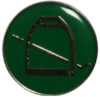 SANDF Qualification badge: Equestrian Basic (Service Dress)