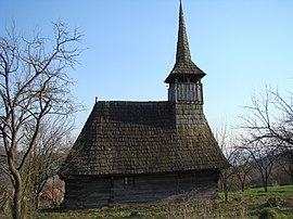 Wooden church in Muncel