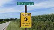 Buena Vista community sign