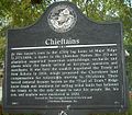 Chieftains Museum marker sign in Dec. 23, 2008, now property of Wikimedia Commons archives.