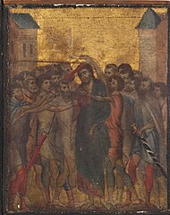Christ Mocked, by Cimabue