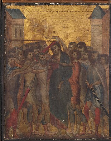 Cimabue, The Mocking of Christ, Louvre
