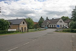 Crossroads in the centre of Doubravice