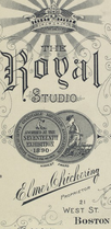 Chickering's "Royal Studio", West St., Boston, ca.1893