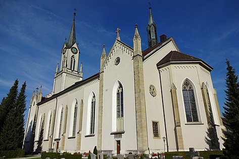 Catholic Church of Saint Conrad - west & south façade