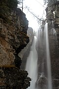 The Upper Falls of Johnston Canyon.