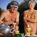 Image 48A publicity photo showing a North American naturist couple making tea (from Naturism)