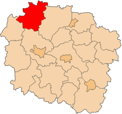 Location within the voivodeship