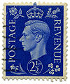 George VI 2+1⁄2d of 1937