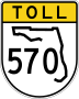 State Road 570 marker