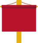 大摩拉維亞公國根據9世紀圖像重建的旗幟
