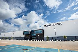 Front entrance to the Trustpower Arena in Tauranga