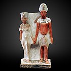 阿肯那顿与娜芙蒂蒂，埃及，公元前1345年。