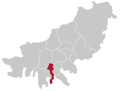 西区在釜山广域市的位置