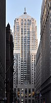 Chicago Board of Trade Building from the north up LaSalle Street