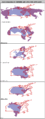 Area Comparison between Canada and different parts of the World.