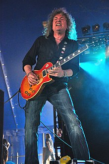 Dave Meniketti at Download festival, Donington, UK, 2010