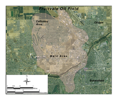 Aerial view of Fruitvale Field, Bakersfield