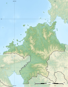 Mount Hōman is located in Fukuoka Prefecture