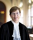 Joan Donoghue, lawyer, international legal scholar, and former president of the International Court of Justice (ICJ)