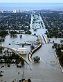 Flooded areas of New Orleans