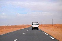 Land Rover Santana 109 'pick-up' in the Algerian Desert