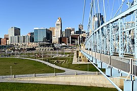 Smale Riverfront Park greenspace and riverwalk