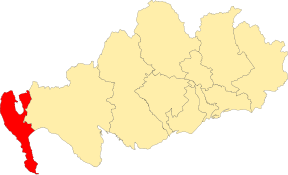 Location of the ward