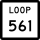 State Highway Loop 561 marker