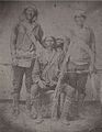 Manuelito, Barboncito, and Navajo boy and man, 1868