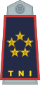 Laksamana besar (grand admiral) rank insignia