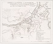 Period map of the battle