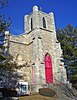 Front view of church